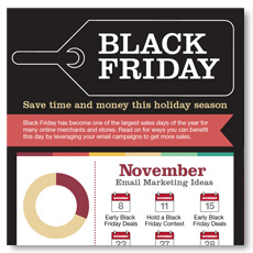 Campaigner Black Friday infographic.